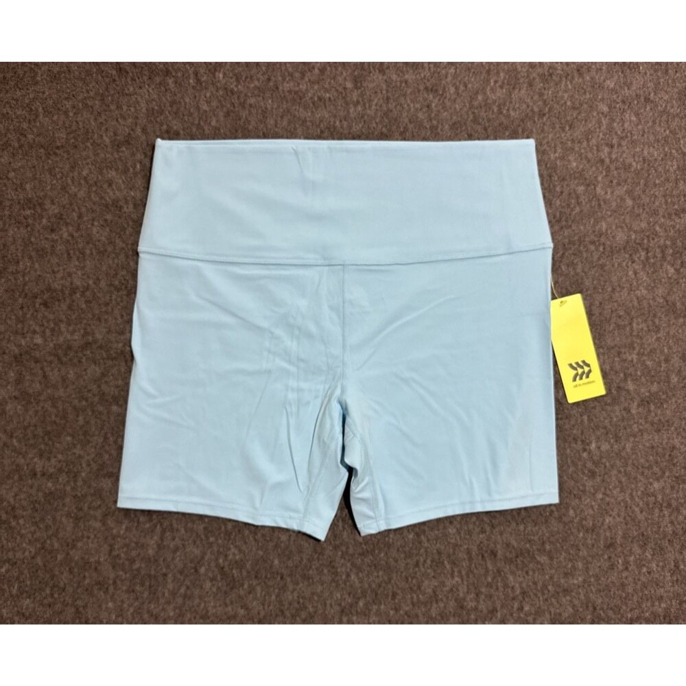 All In Motion Women’s Shorts Biker Workout Blue 1X